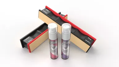 Wicked Edge 4.0/2.0 Micron Diamond Emulsion, Leather Strop Pack