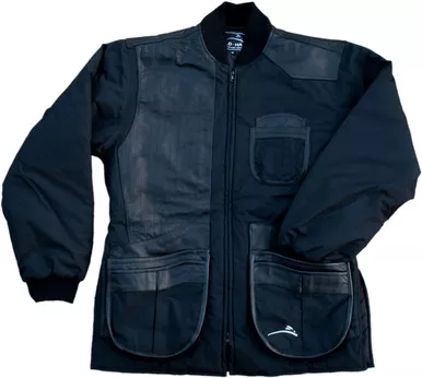 Wild Hare Cold Weather Coat -- Black Leather